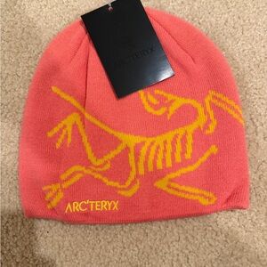Arc'teryx Pink and Yellow Beanie One Size with Tags